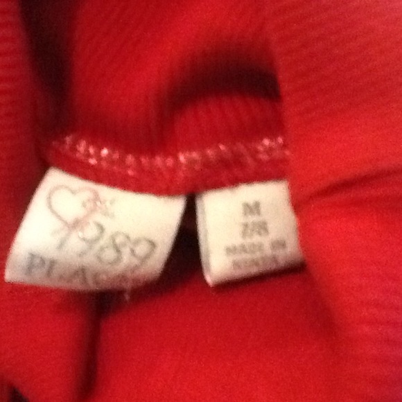 Girls red turtle neck sweater - Picture 5 of 6